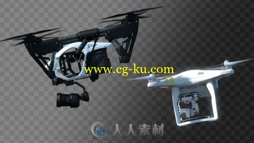 创意现代高科技无人机展示幻灯片AE模板 Videohive Quadcopters Flying Pack 19580535的图片6