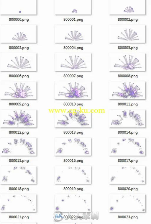 游戏烟花序列特效49套的图片2