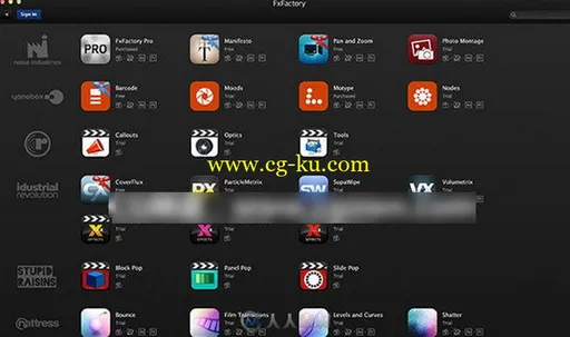 视觉特效包 – FxFactory Pro 4.1的图片1