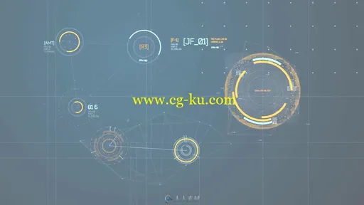 高科技全息数据投影信息可视化HUD界面展示AE模板Videohive Ultimate HUD Pack 197的图片5