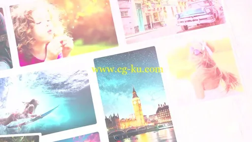 照片优雅排列展示幻灯片相册动画AE模板 Videohive Photo Slideshow 19810073的图片3