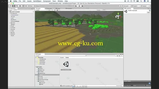 Unity梦幻游戏场景实例制作视频教程 UDEMY UNITY 5 TECHNIQUES TO GENERATE UNIQUE的图片1