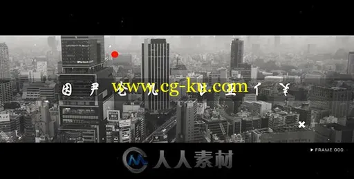 故障分屏效果城市照片展示幻灯片视频包装AE模板Videohive Open City Glitch Open的图片1