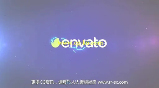 美丽五颜六色的粒子彩带飞舞标志显示LOGO演绎AE模板 Videohive Colorful Particle的图片2