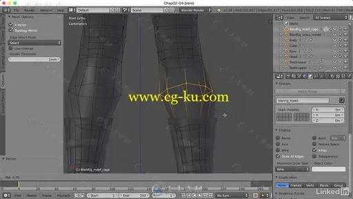 Blender中Rigging角色骨骼技术训练视频教程 Blender Character Rigging with BlenRig的图片7