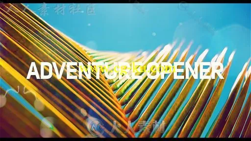 时尚光斑摄影旅途风景照片展示幻灯片相册动画AE模板Videohive Adventure Opener 1的图片1