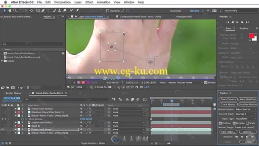 AE绘图工具使用技巧视频教程 PLURALSIGHT AFTER EFFECTS CC PAINT TOOLS的图片2