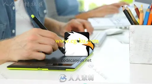 简约干净的图形拼接标志显示LOGO演绎AE模板 Videohive Clean Digital Logo 19529789的图片2