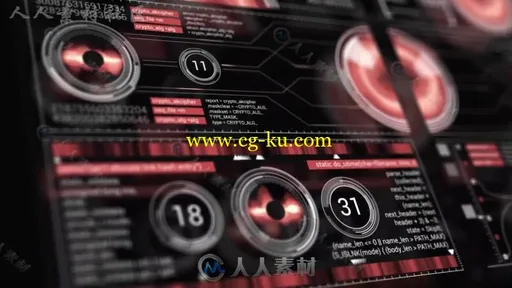 HUD高科技动态信息化UI元素包展示幻灯片AE模板 Videohive HUD 19756555的图片3