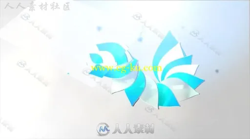 美丽花朵盛开镜面光斑效果标志展示LOGO演绎AE模板 Videohive Logo Intro 19679306的图片2