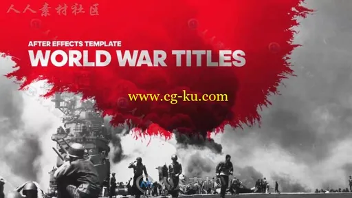 震撼史诗世界大战电影标题展示视频包装AE模板Videohive World War Cinematic Titl的图片3