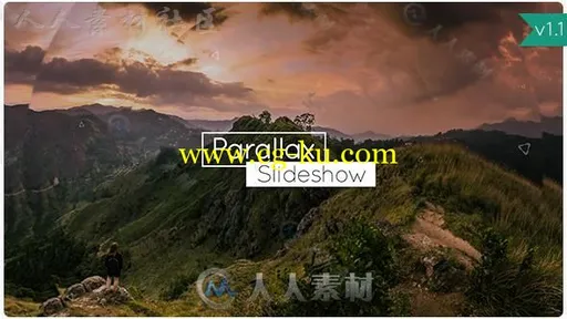 创意图形视差照片展示幻灯片相册动画AE模板 Videohive Parallax Slideshow Kit的图片1