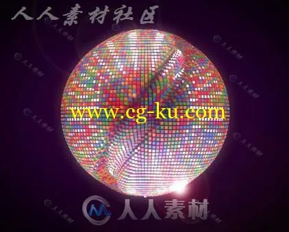 C4D炫酷矩阵效果工程文件的图片2