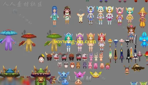 《驯龙高手》人物角色3D模型的图片1