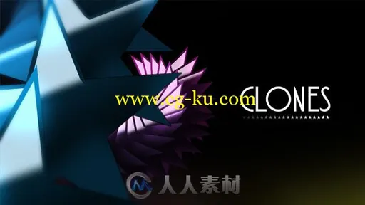 超酷图形克隆复制动画展示幻灯片AE模板 Videohive Clones 16460425的图片2