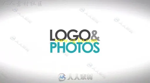 创意简约优雅图片圆环缠绕展示标志幻灯片AE模板 Videohive Logo & Photos - V1 15的图片3