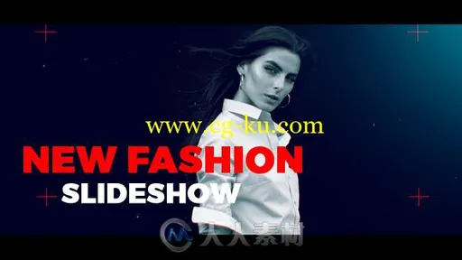 现代时尚动感故障效果幻灯片产品宣传AE模板 Videohive Fashion Slideshow 19910075的图片1