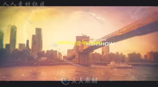 梦幻优雅美丽视差幻灯片相册动画AE模板 Videohive Weave Slideshow 19988486的图片3