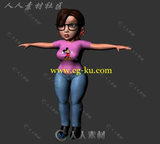 可爱大肥妞Alice3D模型合辑的图片1