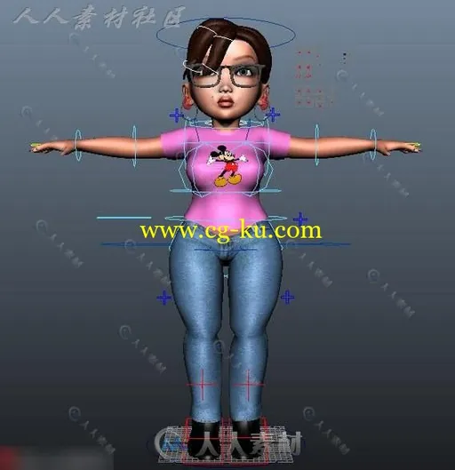 可爱大肥妞Alice3D模型合辑的图片2