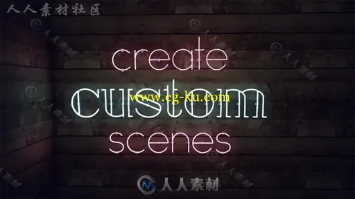 简单强大逼真的3D霓虹灯标志展示LOGO演绎AE模板 Videohive Neon Sign Kit v2.0的图片3