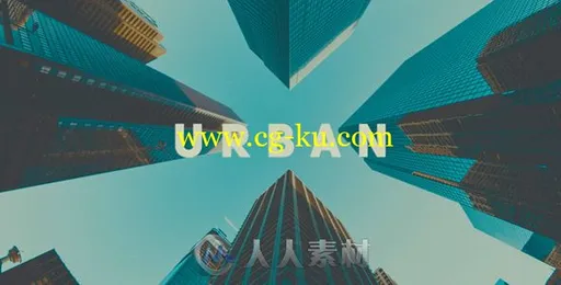 动态扭曲照片展示幻灯片城市宣传AE模板Videohive Dynamic Urban Slideshow 19998902的图片1