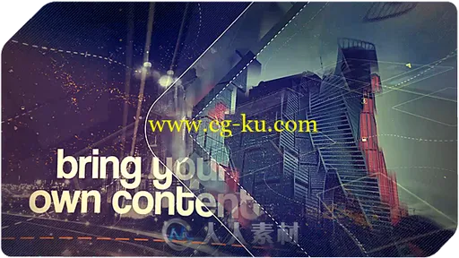 现代城市展示宣传视差幻灯片视频包装AE模板Videohive Modern Urban Parallax Slid的图片4