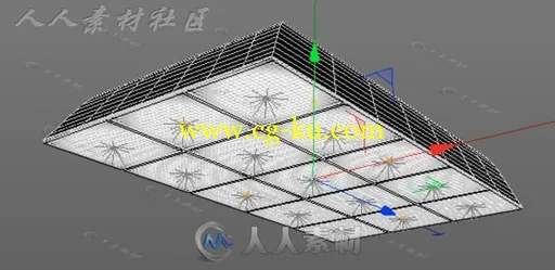 强大的C4D窗户灯光板预设的图片1