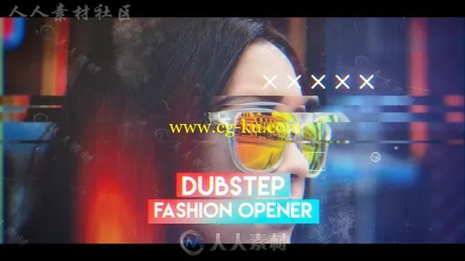 现代时尚故障闪烁服装展示产品宣传视频包装AE模板Videohive Dubstep Fashion Prom的图片6