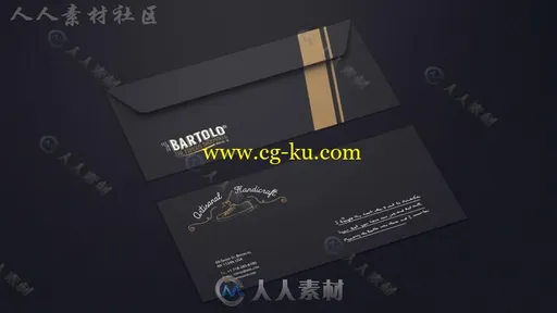 现代时尚黑色视觉设计企业名片展示视频包装AE模板Videohive Black Mock-up Video的图片1