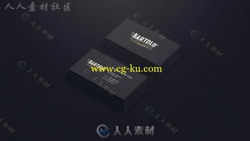 现代时尚黑色视觉设计企业名片展示视频包装AE模板Videohive Black Mock-up Video的图片8