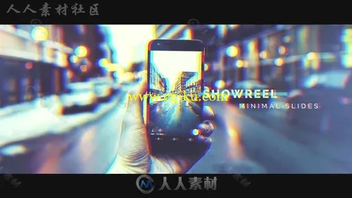 超酷信号失灵损坏照片展示幻灯片相册动画AE模板 Videohive Glitch Intro 20019436的图片3