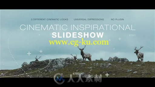 创意镜面效果数字图形视差影视片头视频包装AE模板Videohive Cinematic Inspiratio的图片2