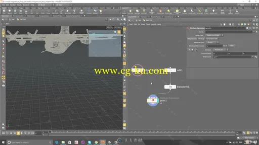 Houdini飞机烟雾群集特效实例制作视频教程 cmiVFX Houdini Pyro Cluster Simulations的图片2