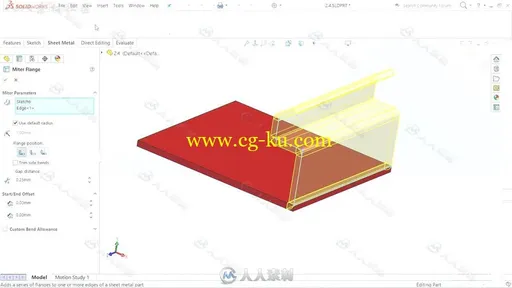 Solidworks认证级钣金设计训练视频教程 Cert Prep SOLIDWORKS Sheet Metal的图片3