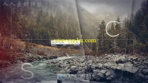 时尚明亮梦幻光斑效果幻灯片相册动画AE模板 Videohive Clean Slideshow 19809592的图片3