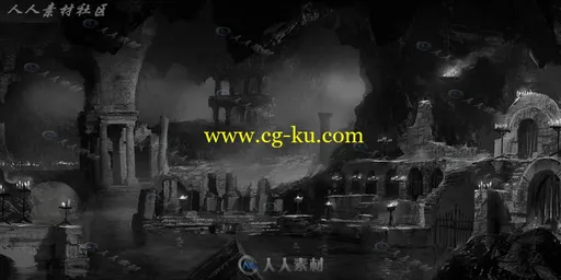 玄妙Dark Souls II场景高清原画设定的图片1