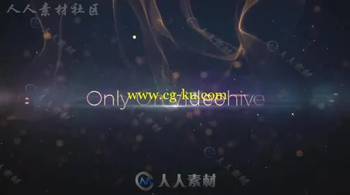 豪华金色粒子文字标题动画展示幻灯片AE模板Videohive Luxury Golden Titles 19901387的图片3