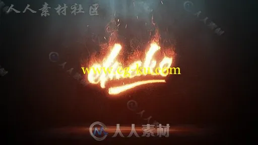 炫酷炙热烈焰影视标志LOGO演绎AE模板 Videohive Fire Logo 19209644的图片2