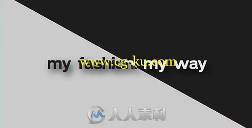 现代时尚独特魅力四射幻灯片产品宣传AE模板 Videohive My Fashion My Way 20003980的图片1