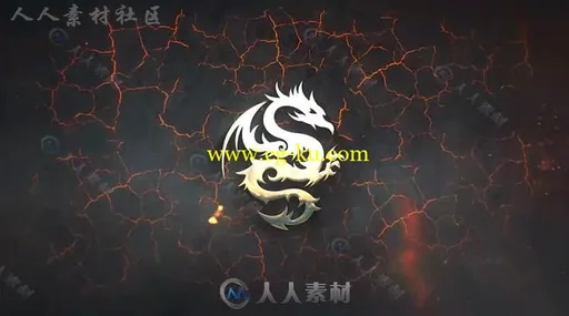 史诗三维金属质感游戏标志特效展示动画AE模板Videohive Logo Reveal Gaming 19990461的图片3