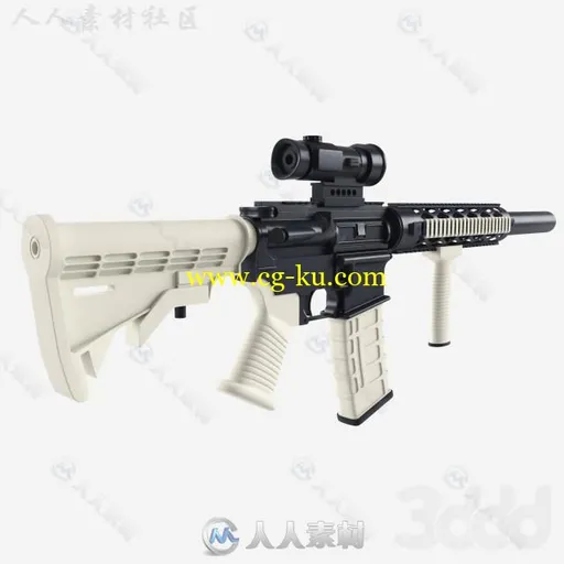 经典游戏武器枪械3D模型合辑 3DDD PRO WEAPON 10 3D MODELS的图片5