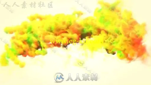 美丽多彩烟雾飞舞标志显示LOGO演绎AE模板Videohive Colorful Smoke Logo Reveal的图片2