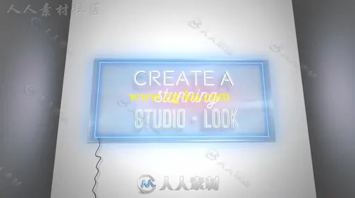 现代美丽的霓虹灯效果标题展示幻灯片AE模板Videohive Neon Sign Kit With Photo M的图片1