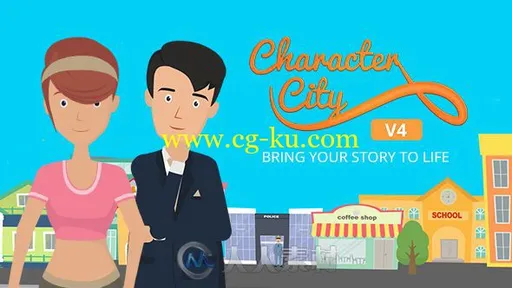 卡通角色解说人物生活动画元素AE模板Videohive Explainer Video ToolKit : Charac的图片3