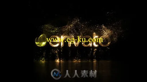 高贵大气金色粒子标志动画LOGO演绎AE模板 Videohive Particle Logo 20001529的图片2