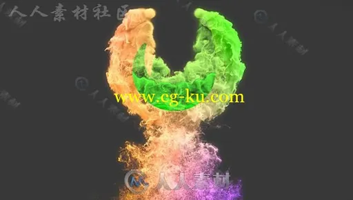 美丽色彩缤纷的粒子显示标志LOGO演绎AE模板 Videohive Beauty Particles Logo Pa的图片2