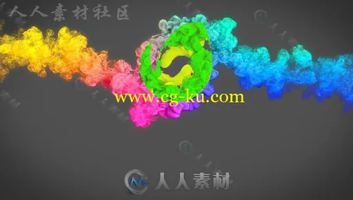 美丽色彩缤纷的粒子显示标志LOGO演绎AE模板 Videohive Beauty Particles Logo Pa的图片3