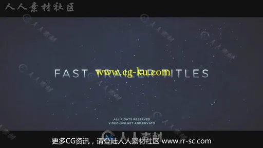 震撼文字标题影视预告片展示视频包装AE模板Videohive Fast Trailer Teaser 19579243的图片2