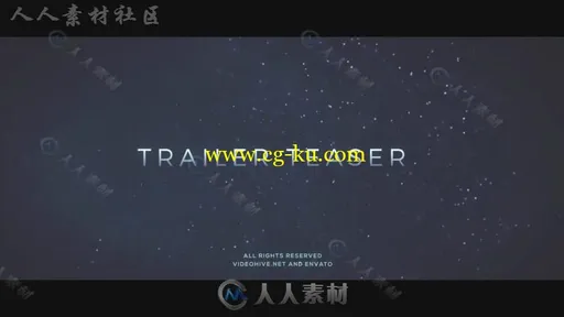 震撼文字标题影视预告片展示视频包装AE模板Videohive Fast Trailer Teaser 19579243的图片3